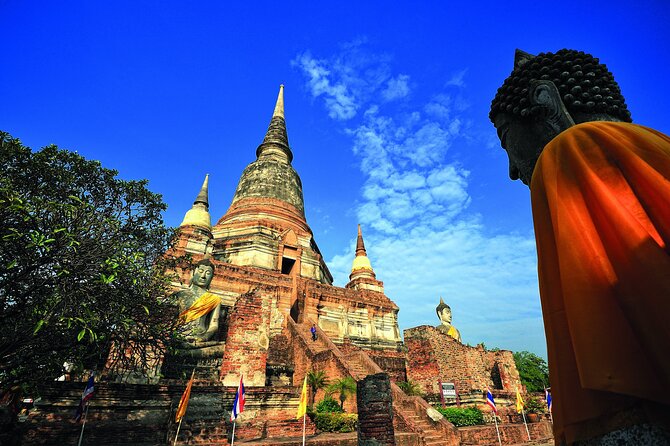 Ayutthaya Famous Temples Tour With Glittering Sunset Boat Ride