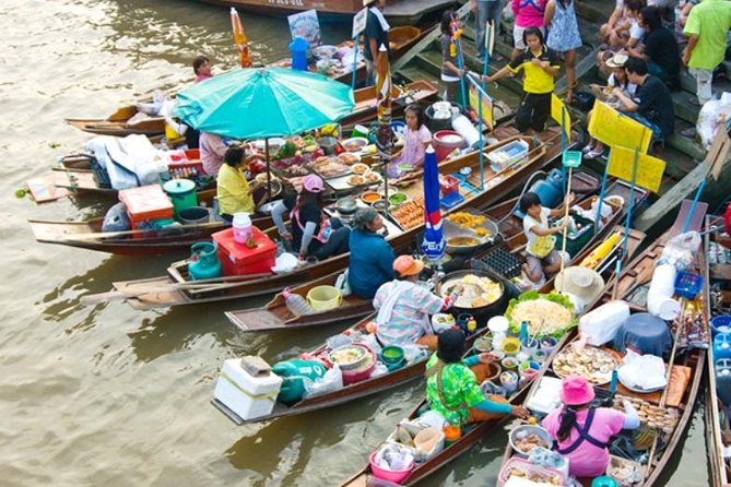 Bangkok – Floating Market Damneun Saduak Half Day Minimum 2 Pax
