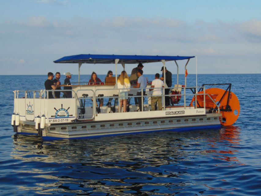 1 barcelona 1 5 hour private scenic pedal boat tour Barcelona: 1.5-Hour Private Scenic Pedal Boat Tour