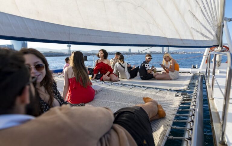 Barcelona: Catamaran Sail and Skyline