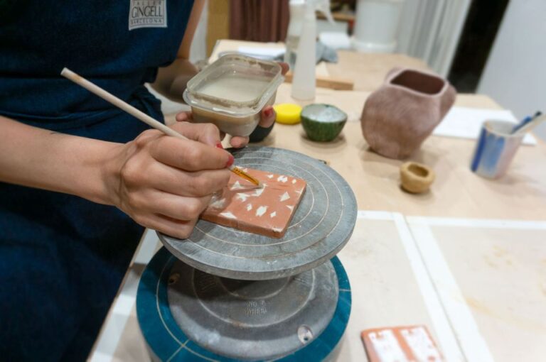 Barcelona: Create Your Own Ceramic Tiles Ceramics Workshop