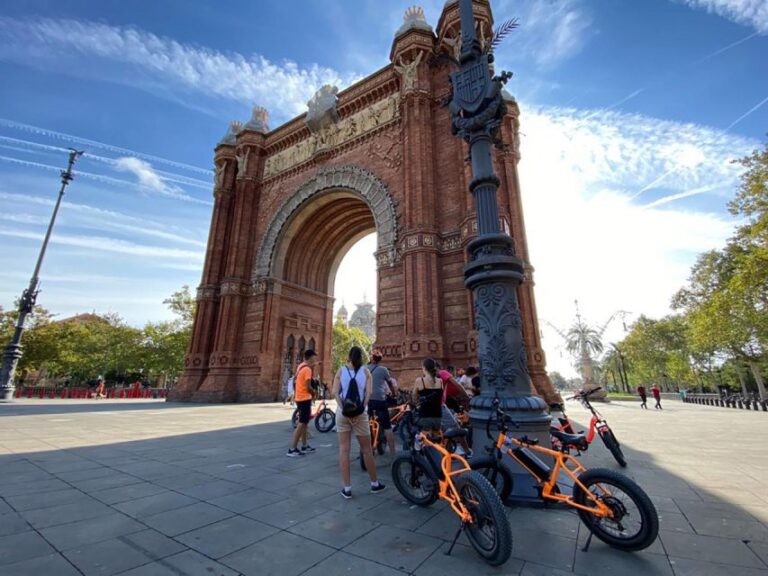 Barcelona Montjuic E-Bike Tour! the Best Top-25 Attractions!