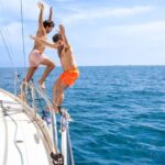1 barcelona sailboat tour with swimming snacks and drinks Barcelona: Sailboat Tour With Swimming, Snacks and Drinks