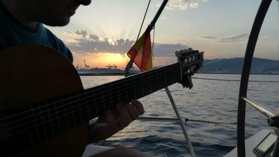 Barcelona: Sunset Sailing Experience With Live Guitar Music