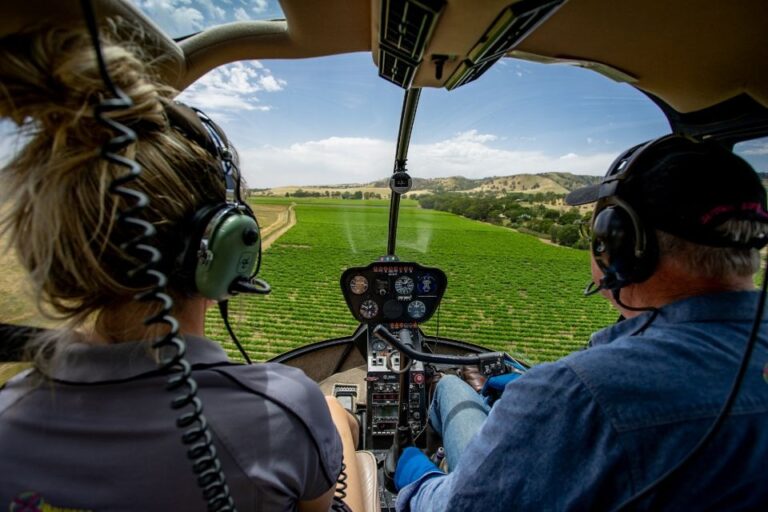 Barossa Valley: 10-Minute Scenic Helicopter Flight