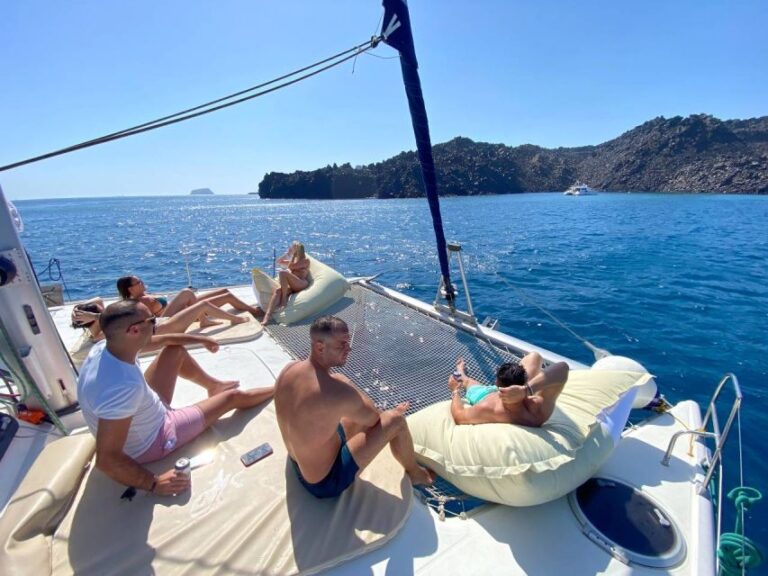 Best of Santorini Private Half-Day Catamaran Cruise