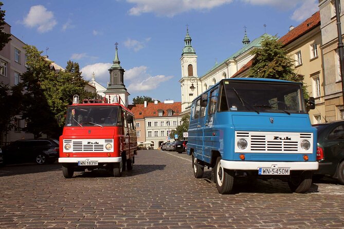 Best of Warsaw – Private Tour by Retro Minibus With Hotel Pickup