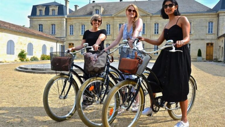 Bordeaux: Private Ebike Tour With Wine Tasting at Chateau