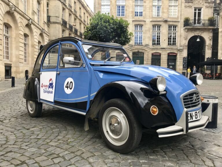 Bordeaux: Private Tour in a Citroën 2CV 1h30