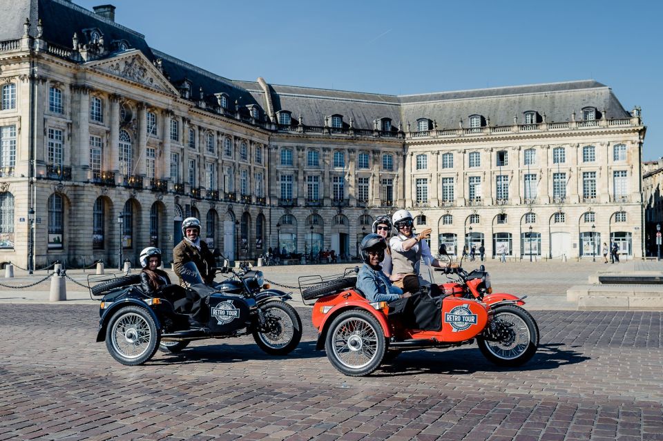 1 bordeaux sightseeing by side car Bordeaux: Sightseeing by Side Car