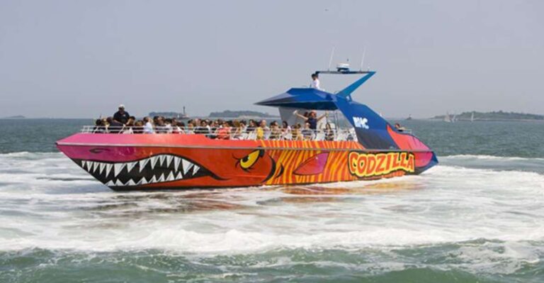 Boston: Harbor Codzilla High Speed Thrill Boat