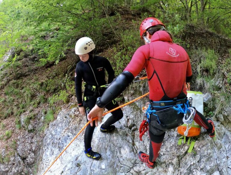 Bovec: Beginner’s Canyoning Guided Experience in Fratarica