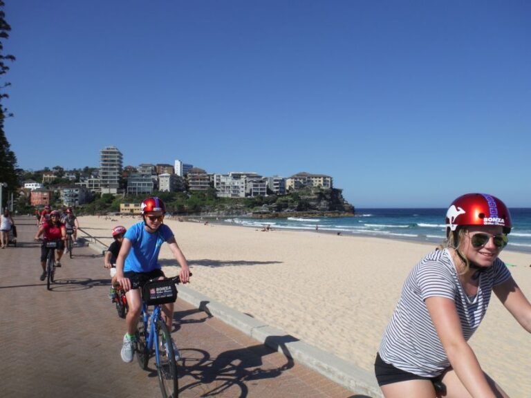 Breathtaking Manly Beach Bicycle and Sunset Cruise Tour