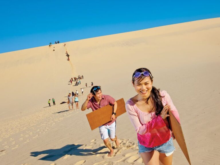 Brisbane: Tangalooma Desert Safari Day Cruise Transfers