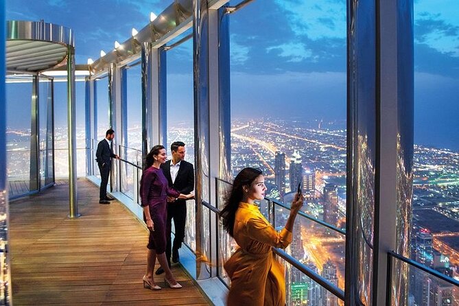 Burj Khalifa at the Top Floor Level Access With Optional Transfer
