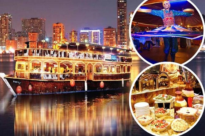 Burj Khalifa At the Top Ticket With Marina Dhow Cruise Dinner Dubai - Menu and Dining Experience