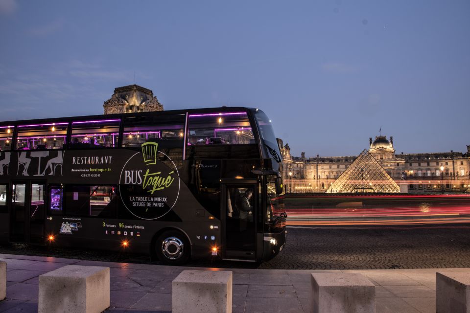 1 bus tour of champs elysees with 3 course dinner champagne Bus Tour of Champs Elysées With 3-Course Dinner & Champagne