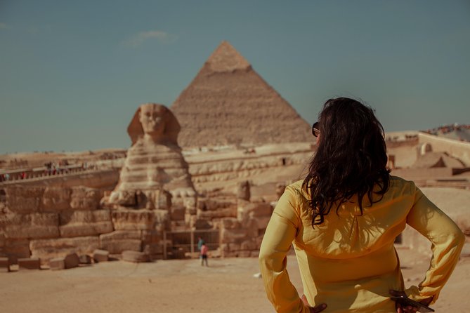 Cairo Layover Tour to Giza Pyramids Egyptian Museum and Khan Khalili Bazaar