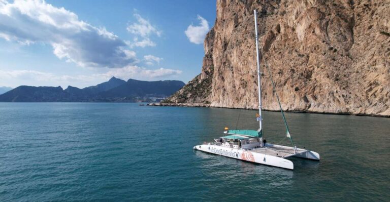Calpe: Sailing Catamaran Cruise With Optional Swim Stop