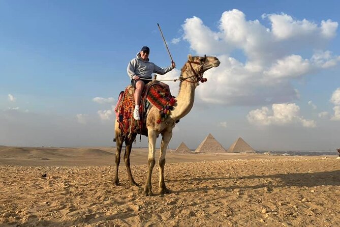 Camel Ride Trip at Giza Pyramids During Sunrise Or Sunset