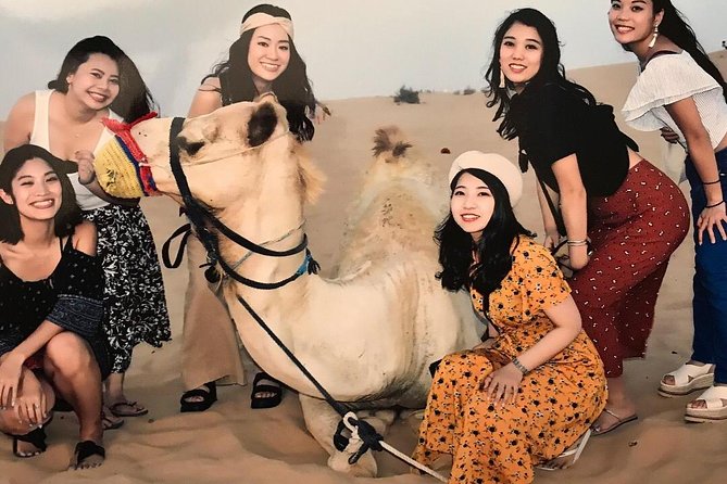 Camel Rock Desert Safari Dubai With Bbq Dinner Camel Ride Sand Boarding & More