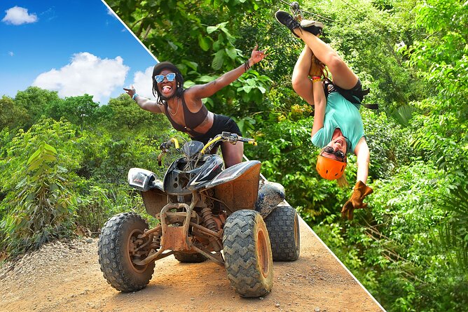 Cancun ATV Jungle Adventure, Ziplines, Cenote and Tequila Tasting