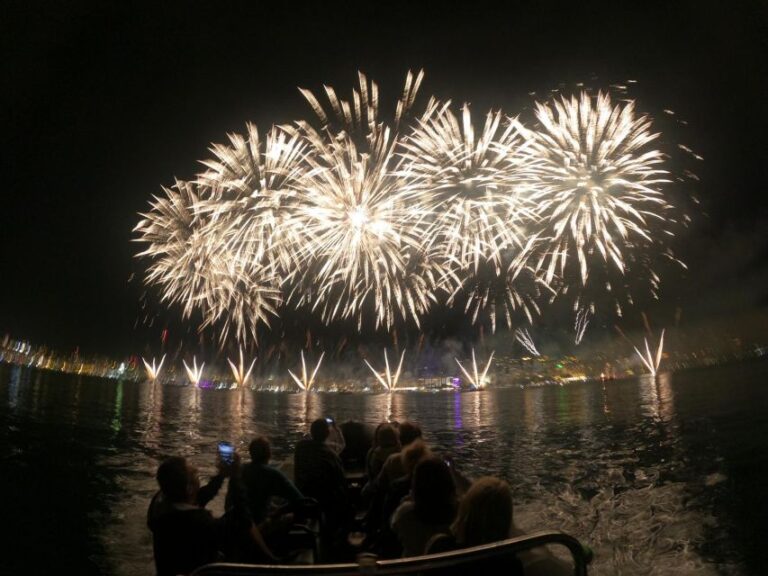 Cannes: Festival of Pyrotechnic Art Fireworks From the Water