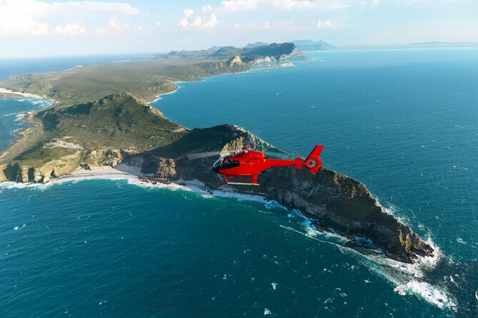 Cape of Good Hope Helicopter Private Tour With Stellenbosch Wine Tasting & Lunch