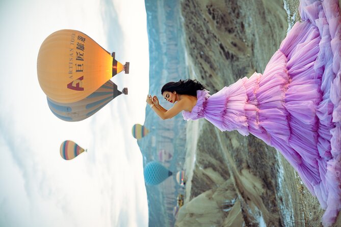 Cappadocia Flying Dress Photoshoot