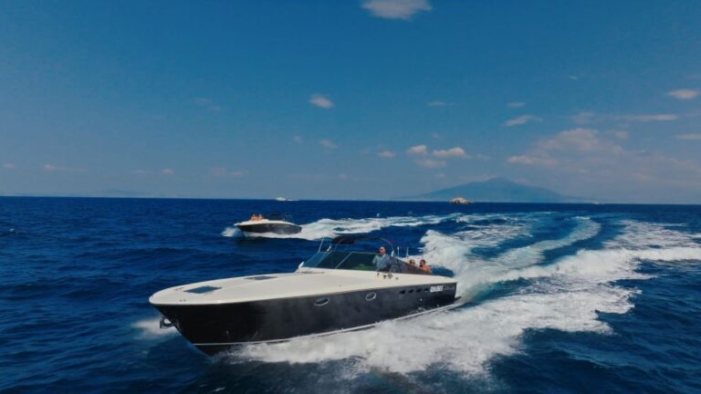 Capri Positano and Amalfi Boat Tour: Free Bar and Aperitizer