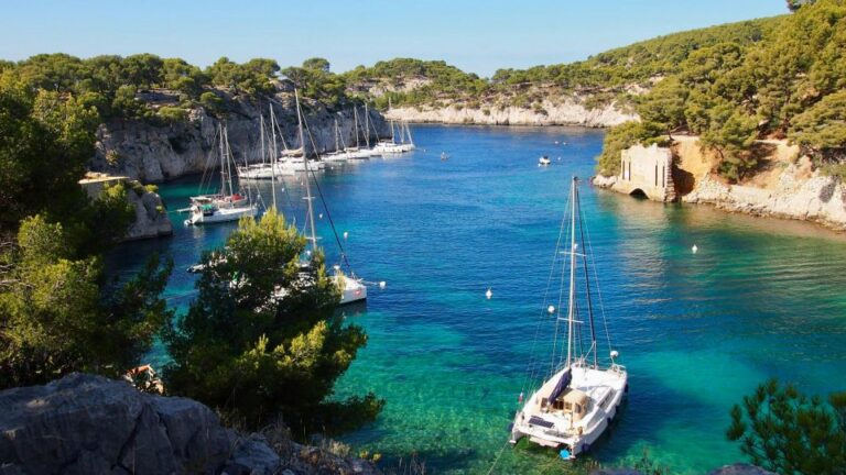 Cassis, Calanque of Port Miou and Cap Canaille From Aix