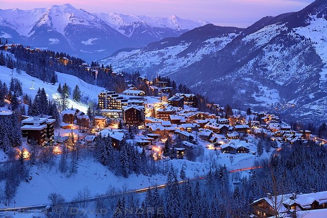 Chambery Airport Transfers : Courchevel to Chambery Airport CMF in Luxury Van
