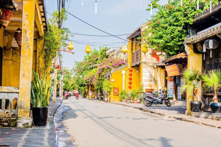 Chan May Port: Hoi An City via Marble Moutain by Private Car