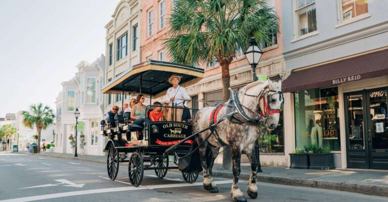 Charleston: Historical Downtown Tour by Horse-drawn Carriage