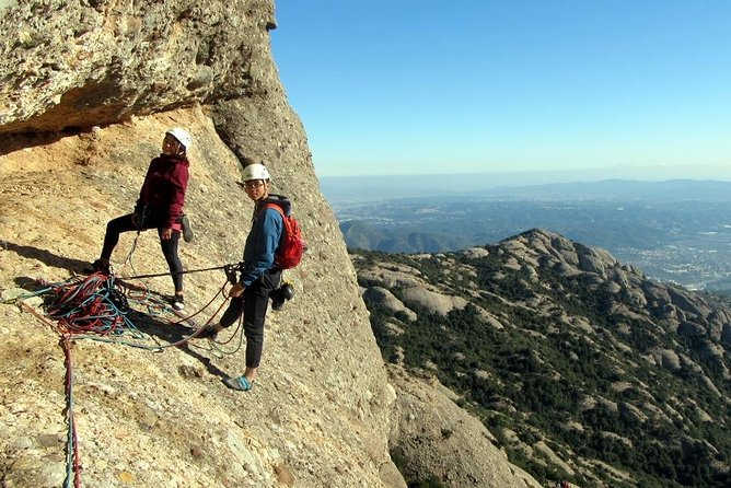 Climbing in Montserrat Mountain