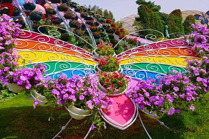Combo: Dubai Miracle Garden Butterfly Garden Ticket