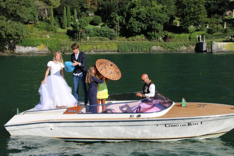 Como Lake: Model for a Day on Boat and Photo Shooting