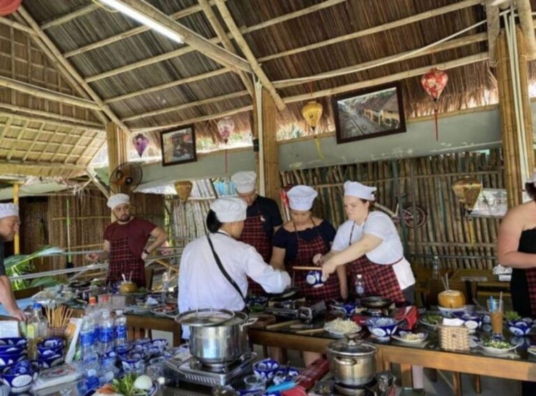 Cooking Class & Basket Boat Ride From Hoi An