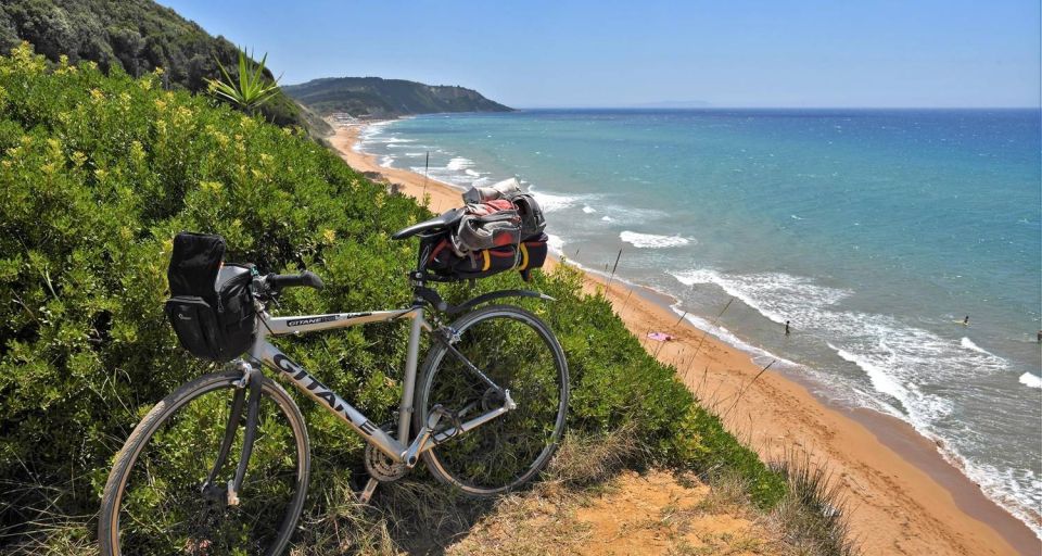 Corfu: Easy Bicycle Tour in the Countryside With Swim Stop