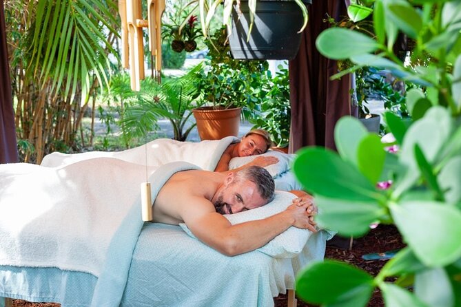 Couples Outdoor Bamboo Garden Massage or Ultimate Candlelight Signature Massage