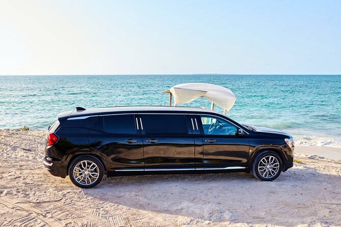 1 deluxe gmc limousine from cun airport to playa mujeres Deluxe GMC Limousine From CUN Airport to Playa Mujeres