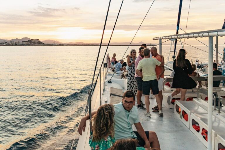 Dénia: Daytime or Sunset Catamaran Cruise