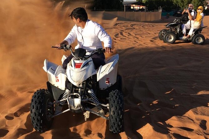 1 desert safari quad bike activity with dinner in dubai Desert Safari Quad Bike Activity With Dinner in Dubai