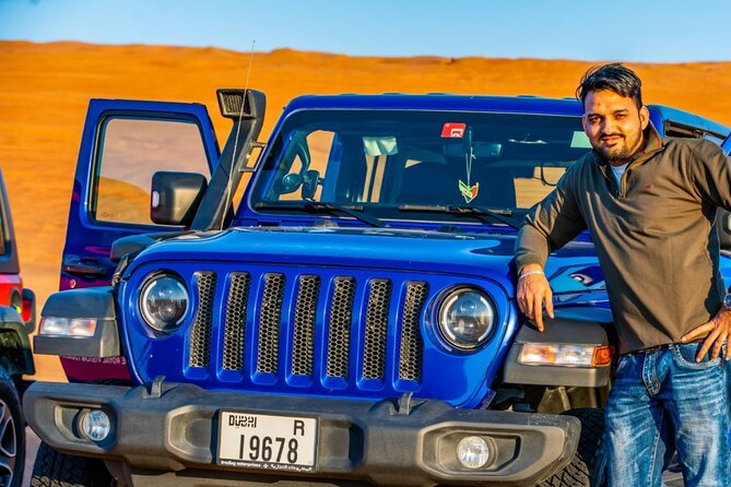 Desert Safari Tour Using Jeep Wrangler in Dubai