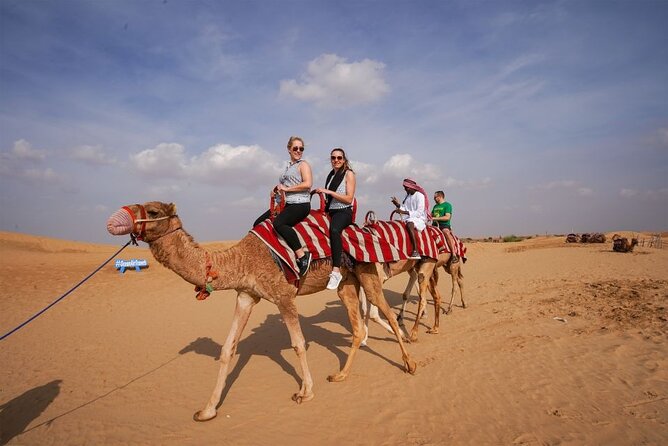 Desert Safari With Camel Ride, BBQ Dinner, Sand Board & Live Show