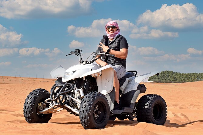 1 desert thrills dune bashing 30 min quad biking dances bbq Desert Thrills: Dune Bashing, 30-min Quad Biking, Dances & BBQ