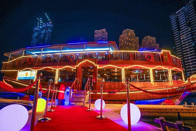 Dhow Cruise Dinner – Marina Dubai With Transfers