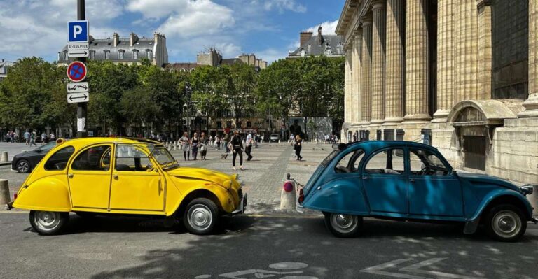 Discover Paris in a 2cv