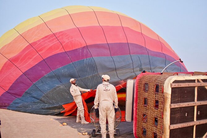 1 dubai beautiful desert by hot air balloon with falcon show Dubai Beautiful Desert by Hot Air Balloon With Falcon Show