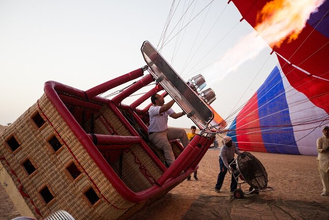 Dubai Desert By Hot Air Balloon With (Falcon Show and Camel)